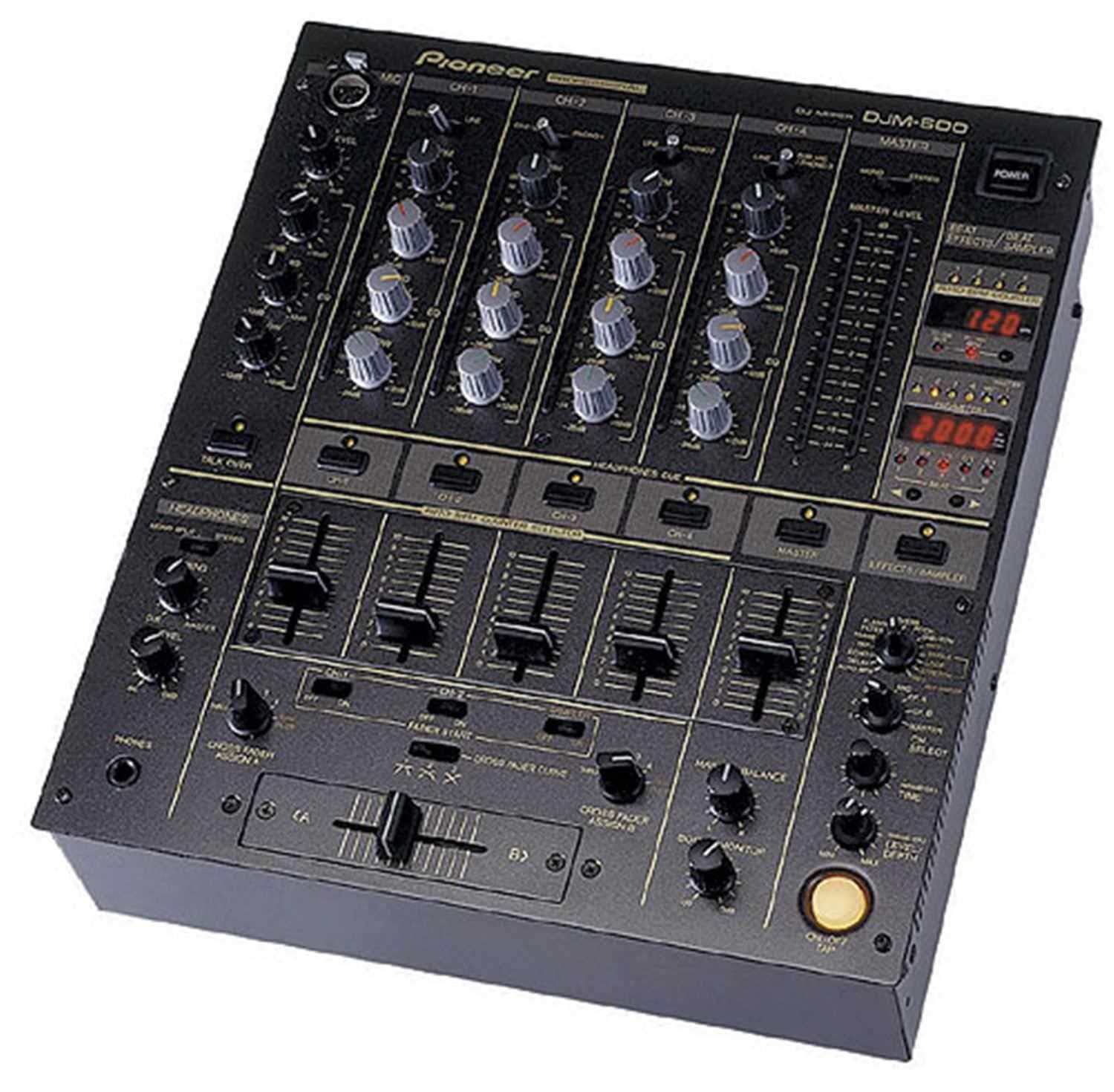 Pioneer DJ DJM600 DJ Mixer with Sampler Black Version