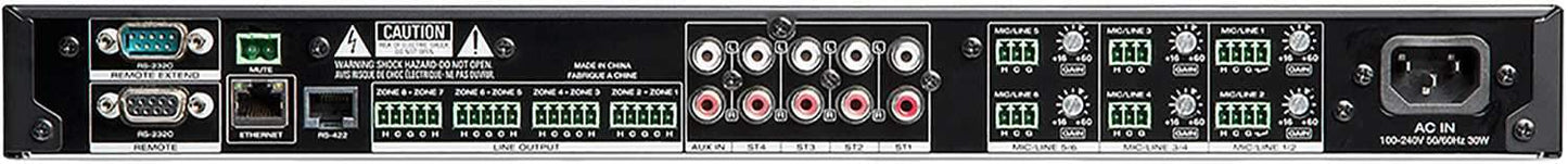 Denon Pro DN-508MX 8-Zone Digital Mixer - ProSound and Stage Lighting