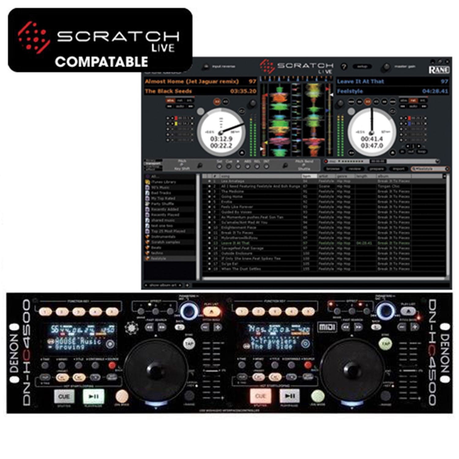 Contrôleur SONO DJ Rackable 19 DENON DJ DN-HC4500 en Très bon ét Contrôleur SONO DJ Rackable 19 DENON DJ DN-HC4500 en Très bon ét