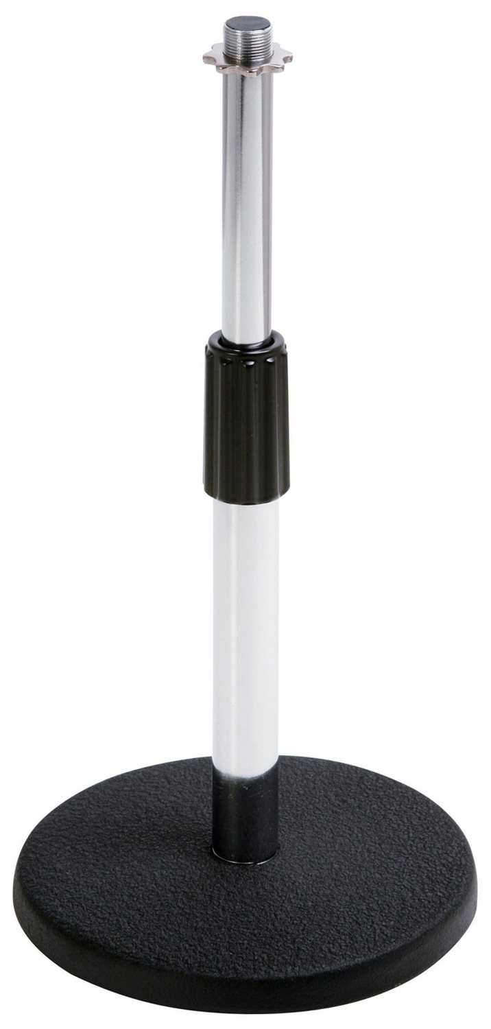 On Stage DS7200C Desk Microphone Stand Chrome - ProSound and Stage Lighting