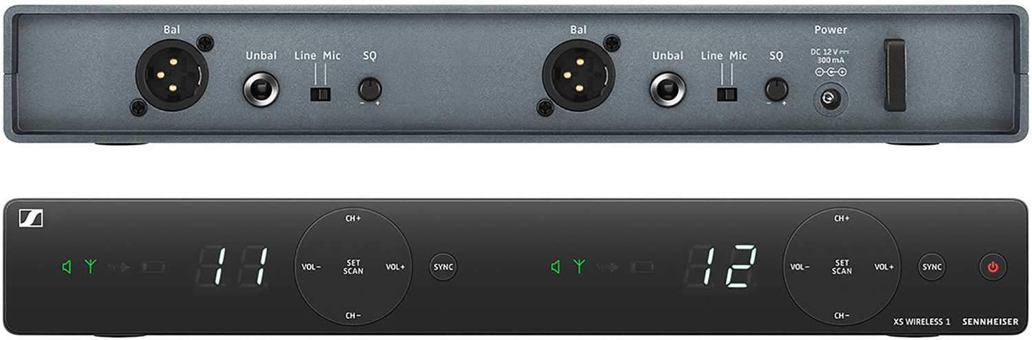 Sennheiser EM-XSW-1 DUAL-A 2-Channel Wireless Receiver Set