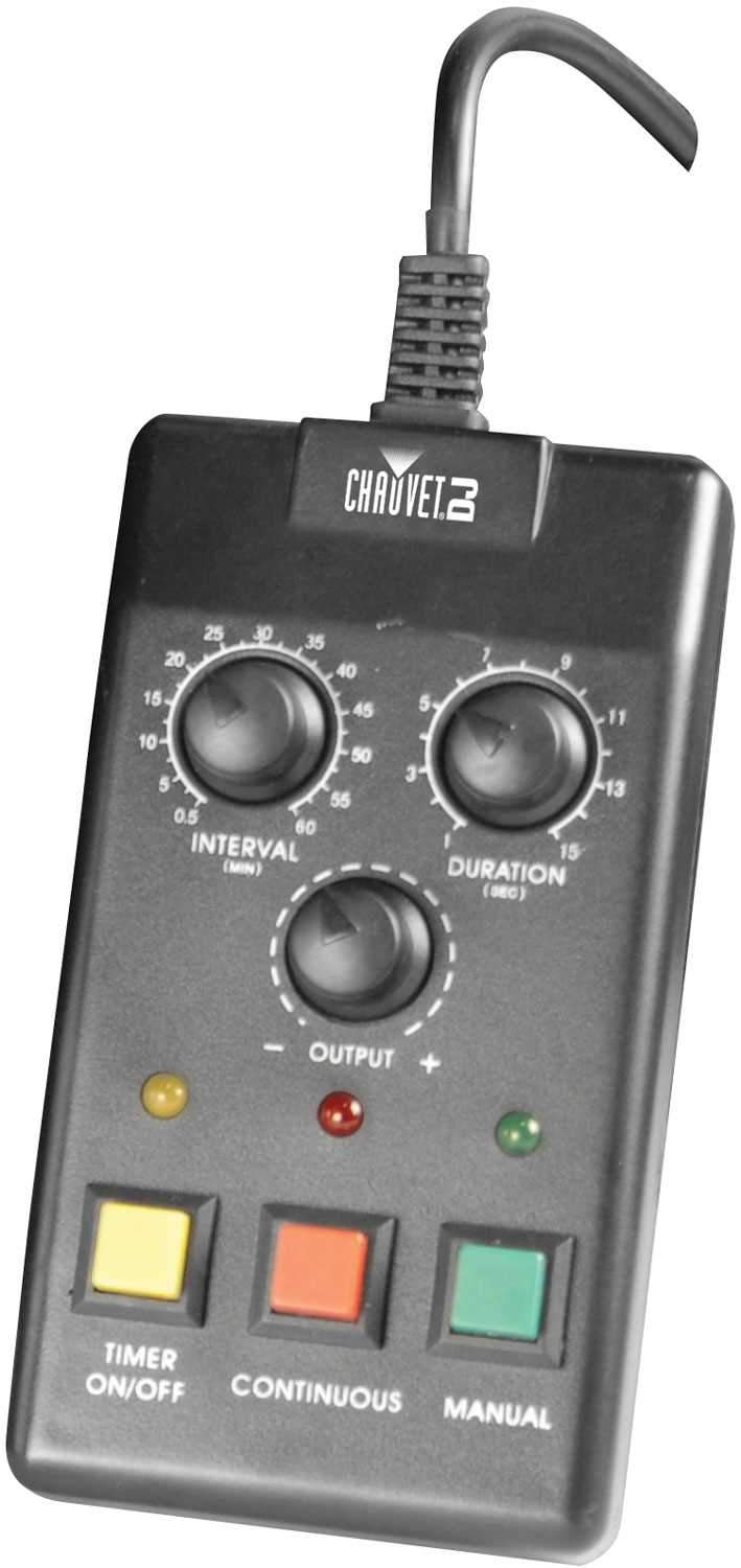 Chauvet FC-T Wired Timer Remote for Fog Machines | Solotech