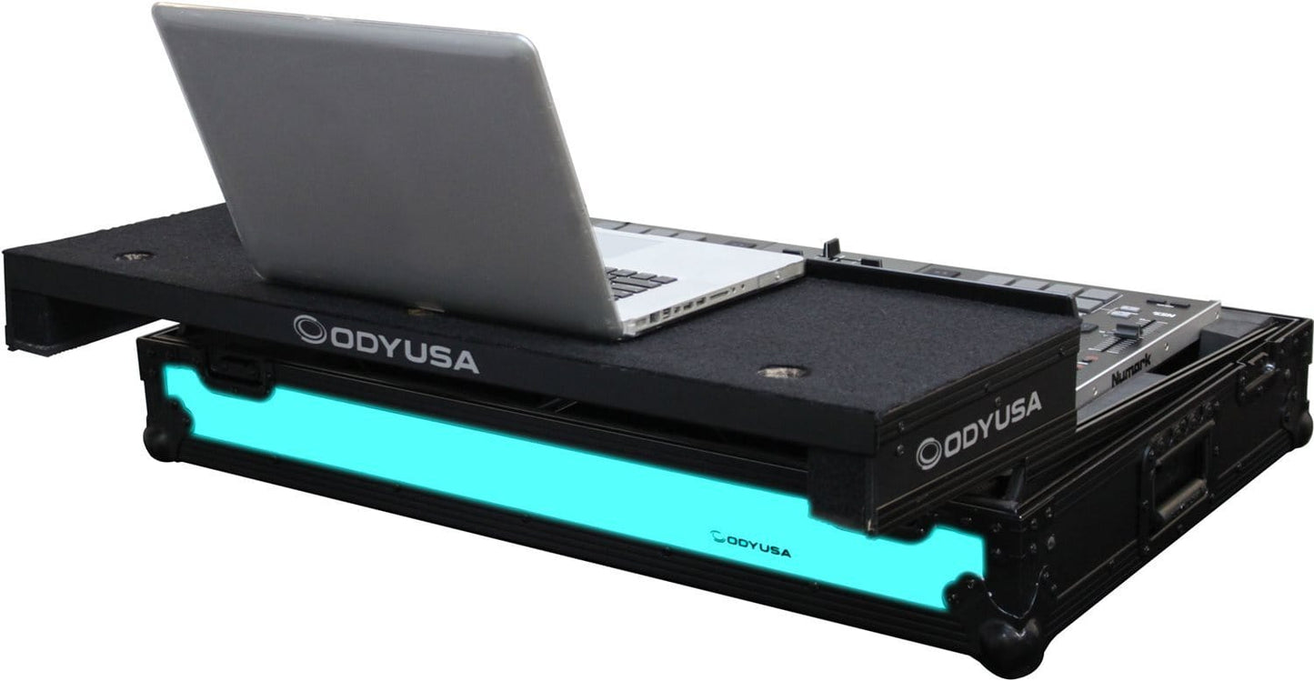 Odyssey FFXGSNS7IIWX1BL Flight FX Glide Case for Numark NS7/NS7II - ProSound and Stage Lighting