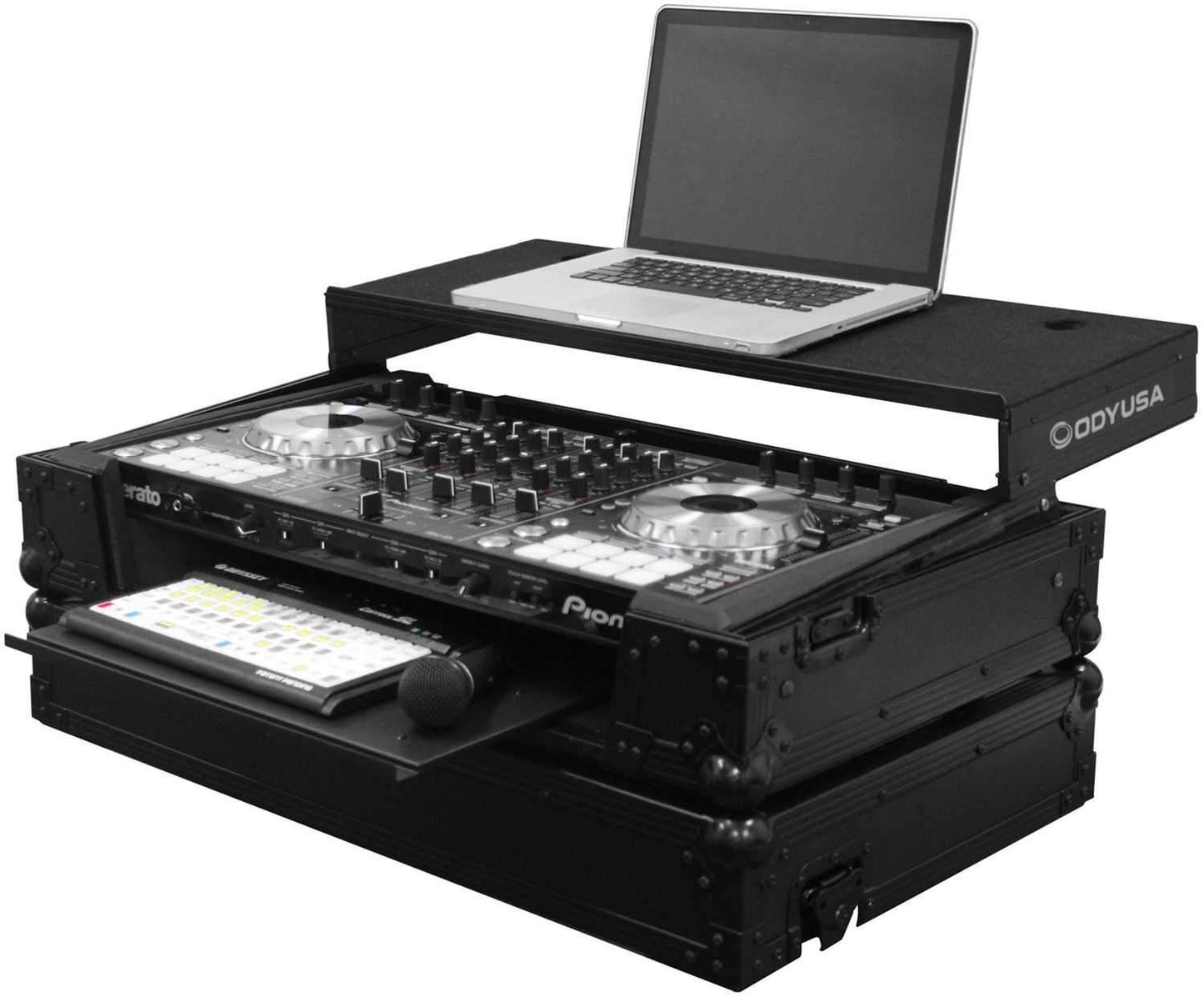 Odyssey FFXGSPDDJSXGTBL Pro Ddjsx Glide Case-Blk - ProSound and Stage Lighting
