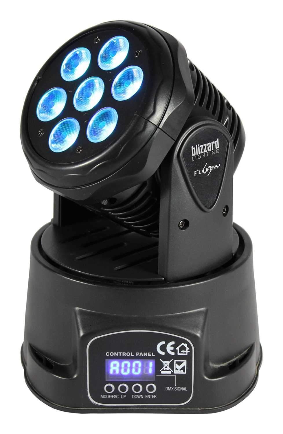 Blizzard Flurry 5 RGBAW LED Moving Head Wash Light - ProSound and Stage Lighting