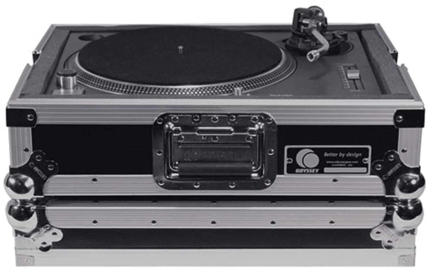 Odyssey FTTXBLK Flight Style Turntable Case Blk - ProSound and Stage Lighting