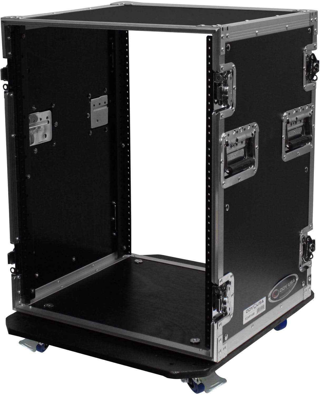 Odyssey FZAR14W 14U Amp Rack Case with Wheels - ProSound and Stage Lighting