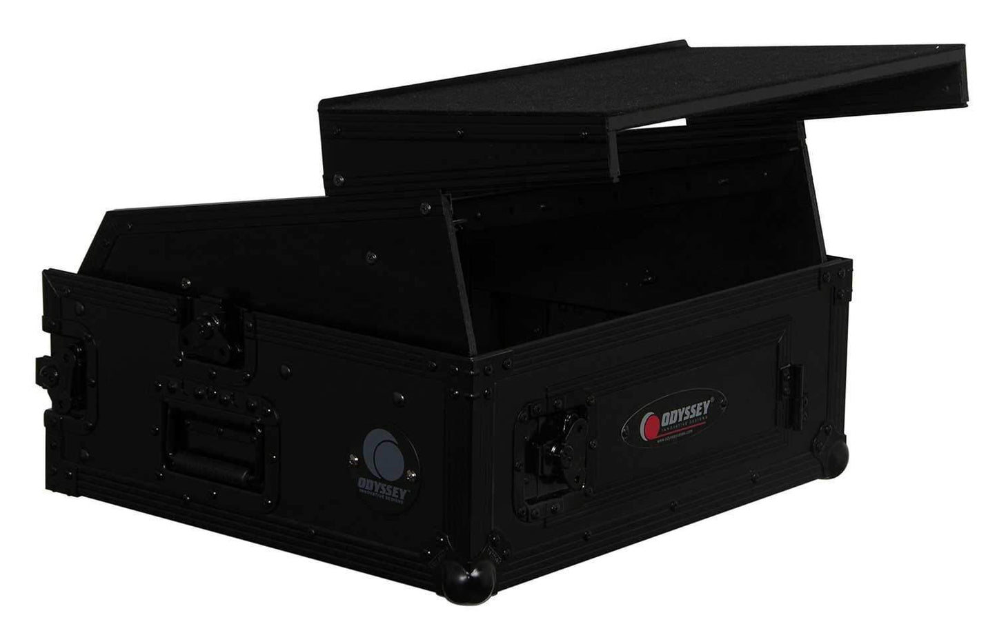 Odyssey FZGS1002BL Black Label Glide 10U x 2U Combo Rack Case - ProSound and Stage Lighting
