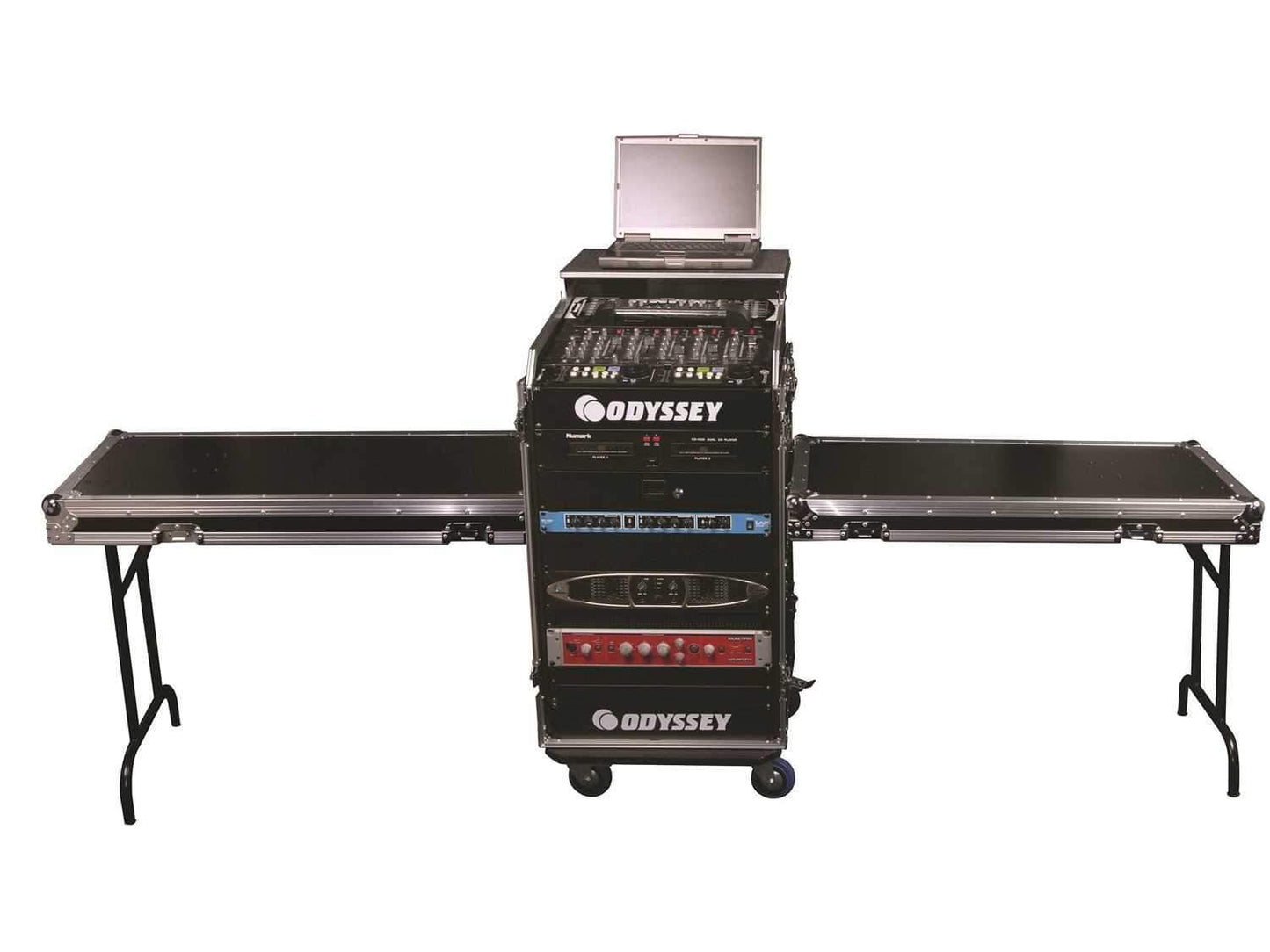 Odyssey FZGS1214WDLX 12Sp X 14Sp Combo Rack with Tb - ProSound and Stage Lighting