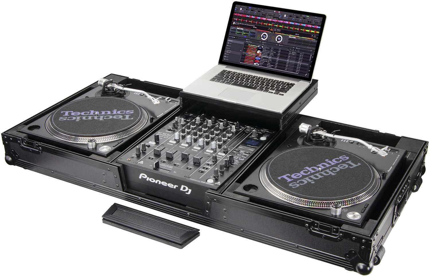 Y1124 gfc GN300 Gloss Black アウトレット Odyssey FZGSLBM12WRBL Black Label Glide Coffin for 12-Inch Mixer
