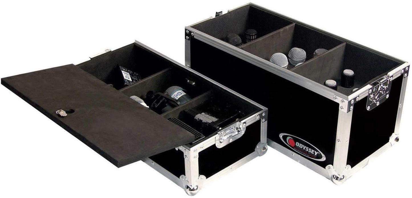 Odyssey FZMIC18 Flight Zone ATA Microphone Case - ProSound and Stage Lighting