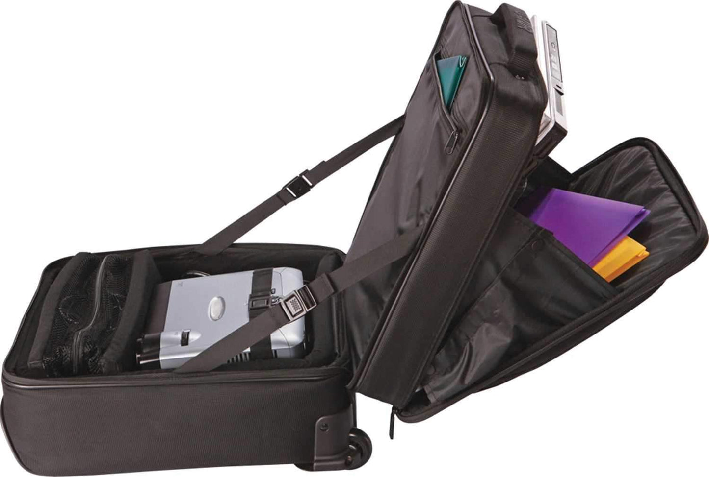 Gator GAV-LTOFFICE-W Deluxe Laptop & Projector Bag with Wheels - ProSound and Stage Lighting