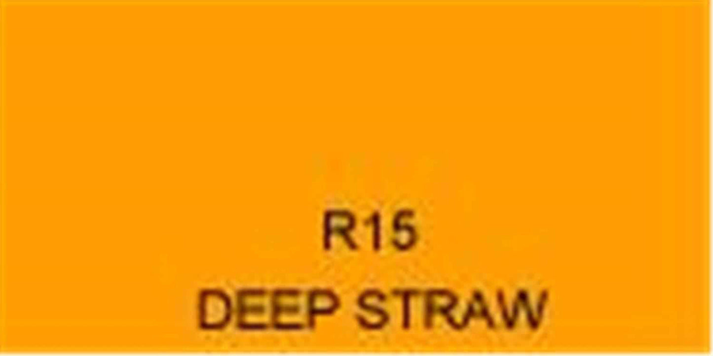 Rosco Roscolux Filter # 15: Deep Straw - ProSound and Stage Lighting