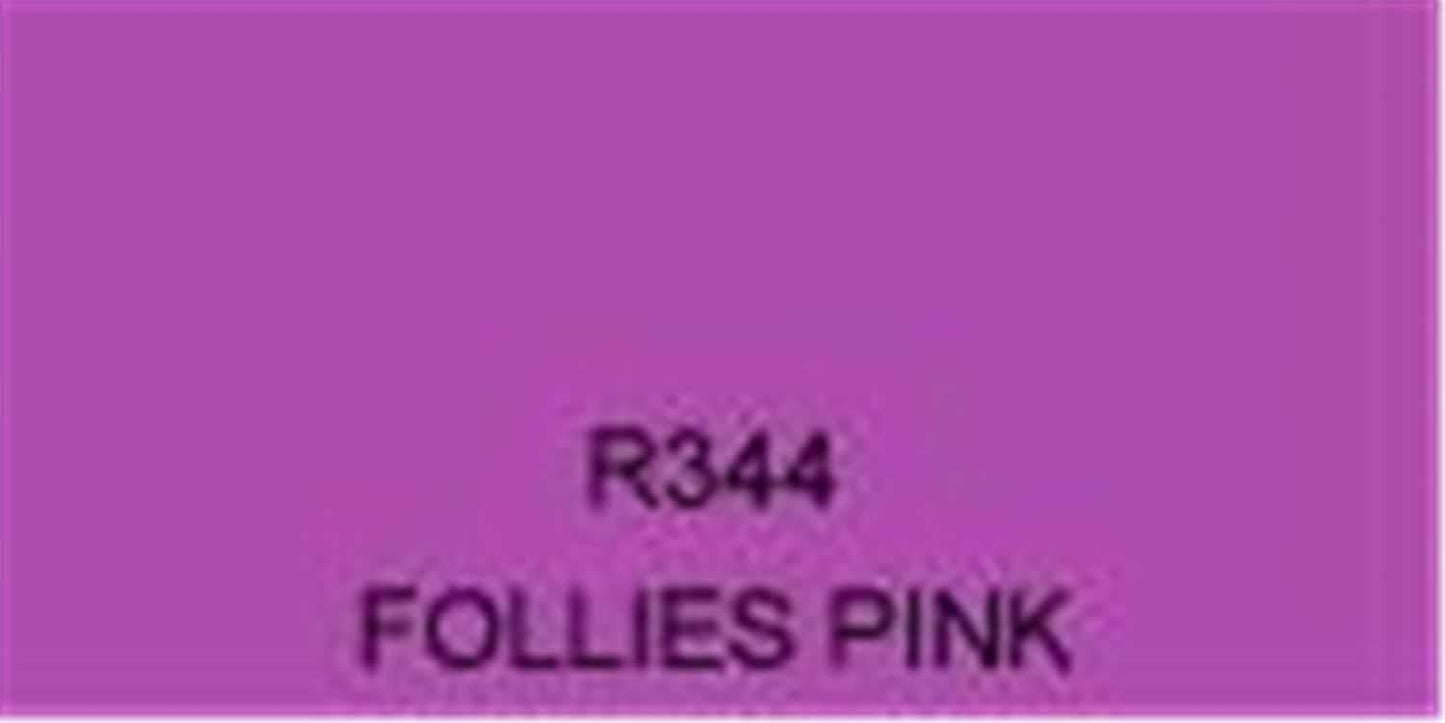 Rosco Roscolux Filter #344: Follies Pink - ProSound and Stage Lighting
