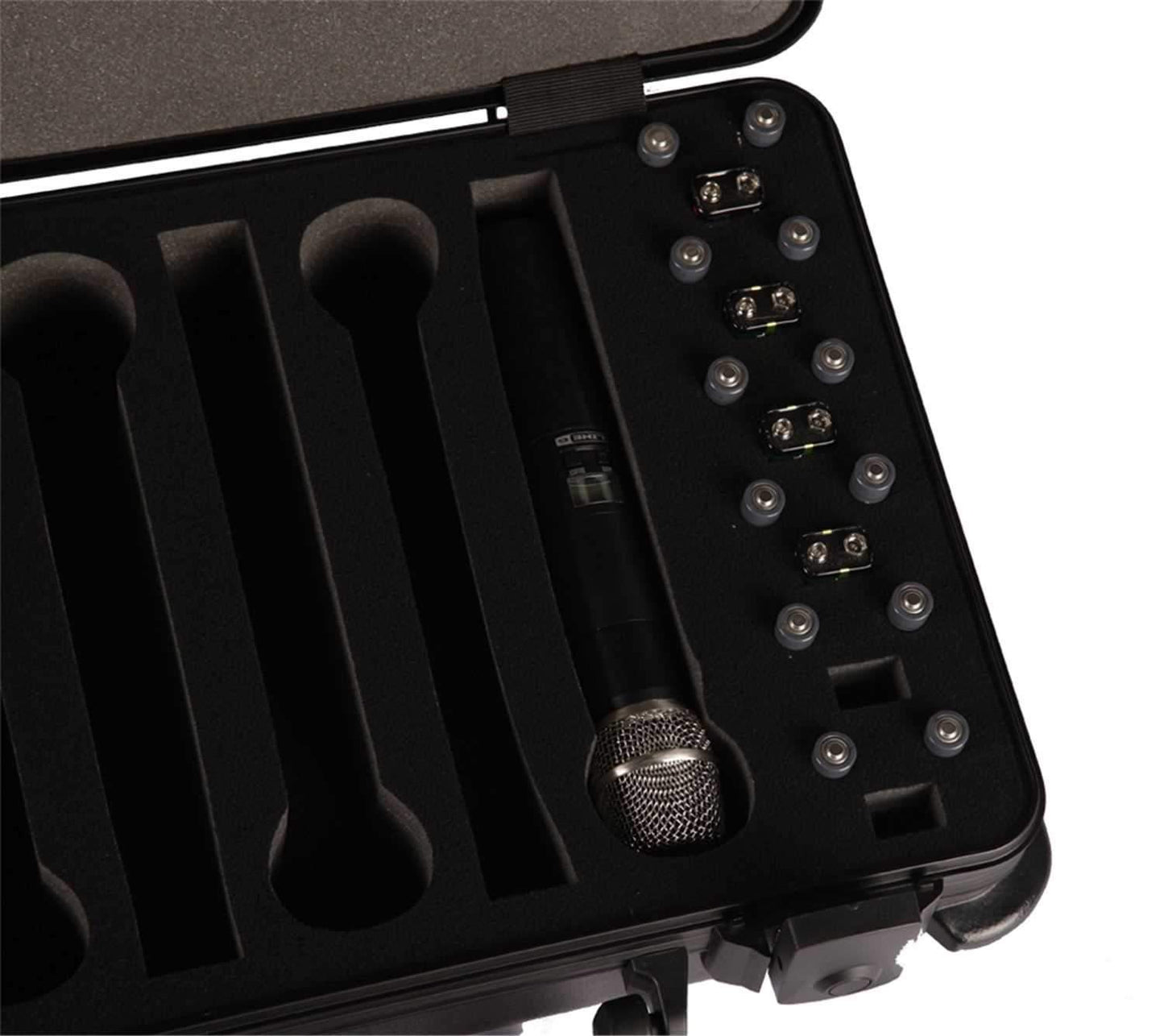 Gator GM6WTSA Ata Molded Case For 6 Wireless Mics - ProSound and Stage Lighting