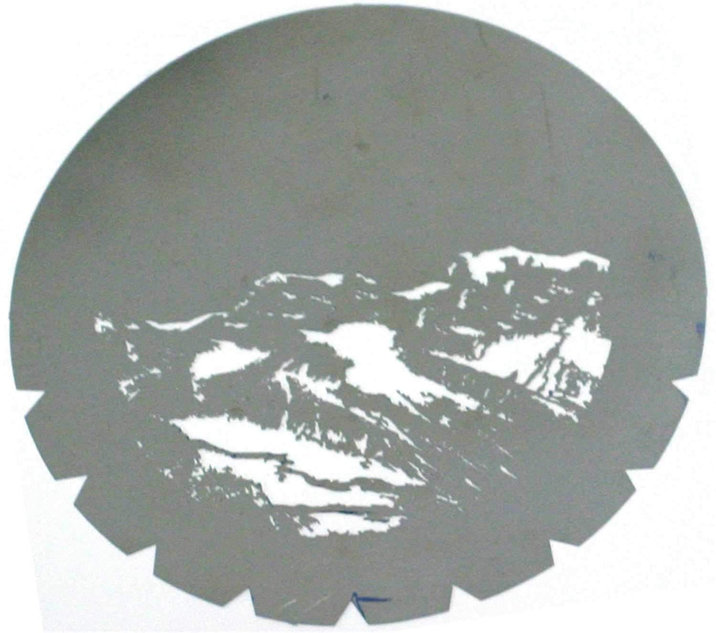 Rosco GOBO-76506 - Mountain 4 Steel Gobo - ProSound and Stage Lighting
