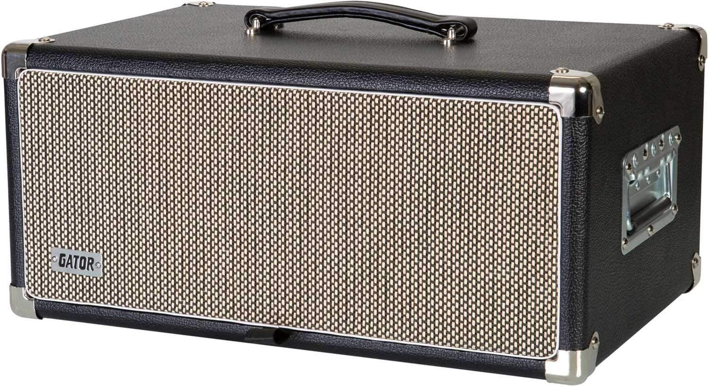 Gator Vintage Amp Vibe Rack Case - 4U Black - ProSound and Stage Lighting