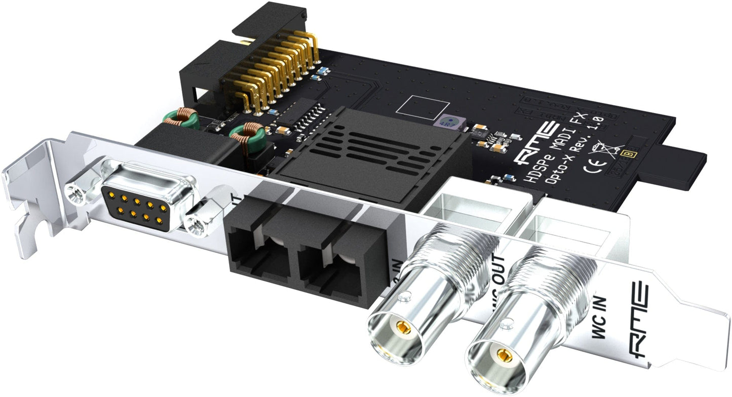 RME HDSPe Opto-X Optional Expansion Board for HDSPe MADI FX - PSSL ProSound and Stage Lighting