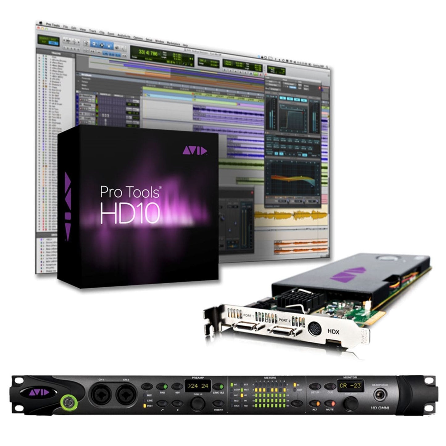 Avid Pro Tools HDX Omni System 9935-65112-00 - PSSL ProSound and Stage Lighting