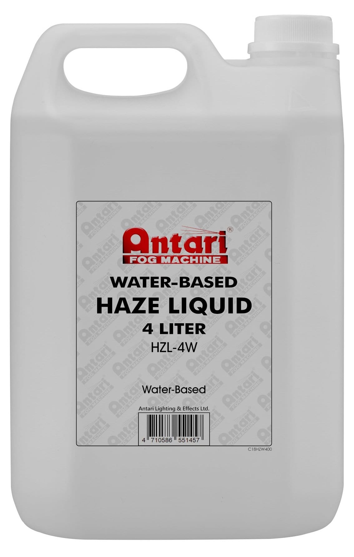 Antari HZL-4W Water Based Haze Fluid Juice 4 Liter - Solotech