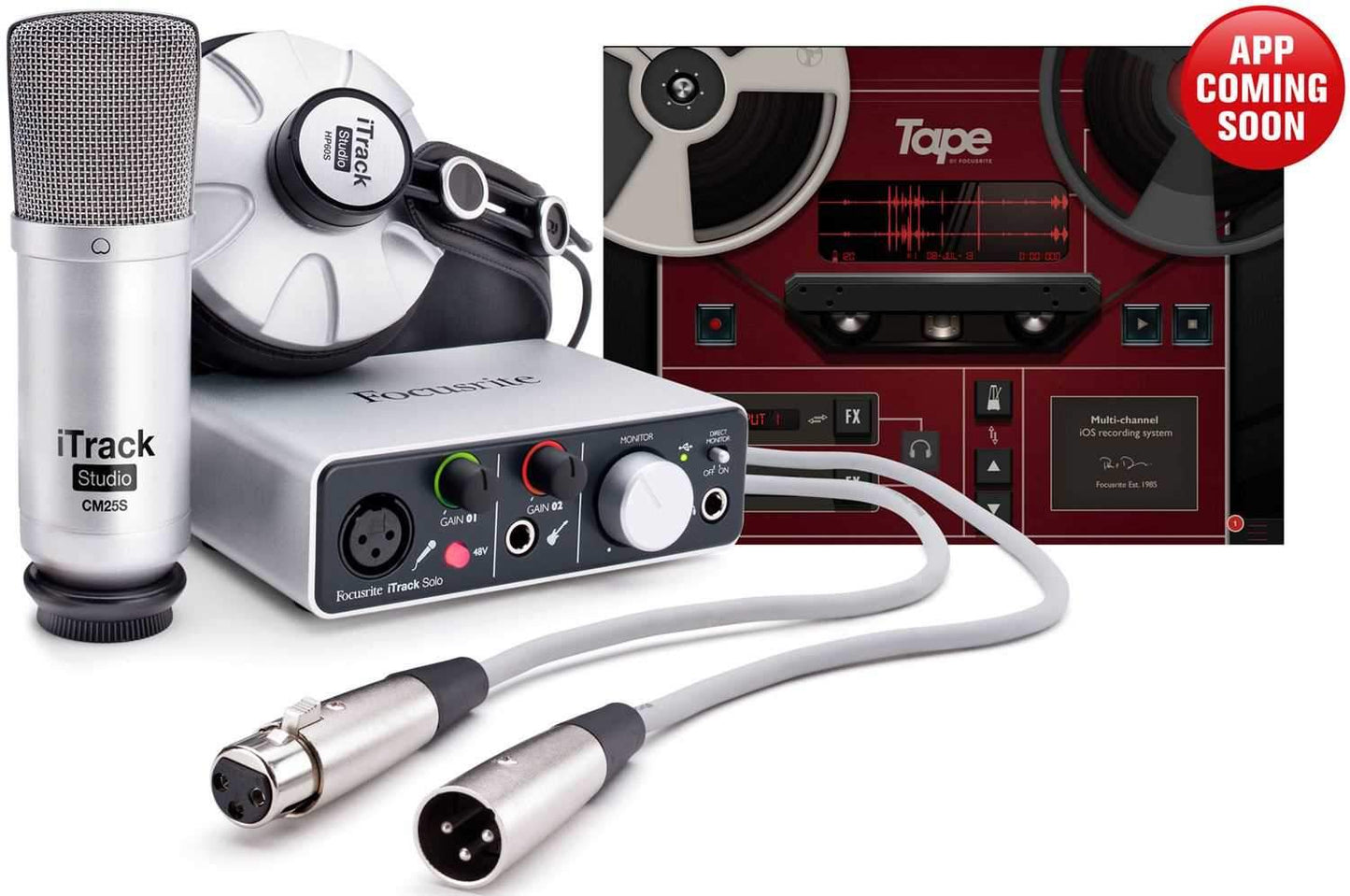 Focusrite iTrack Studio iPad Recording Pack - PSSL ProSound and Stage Lighting