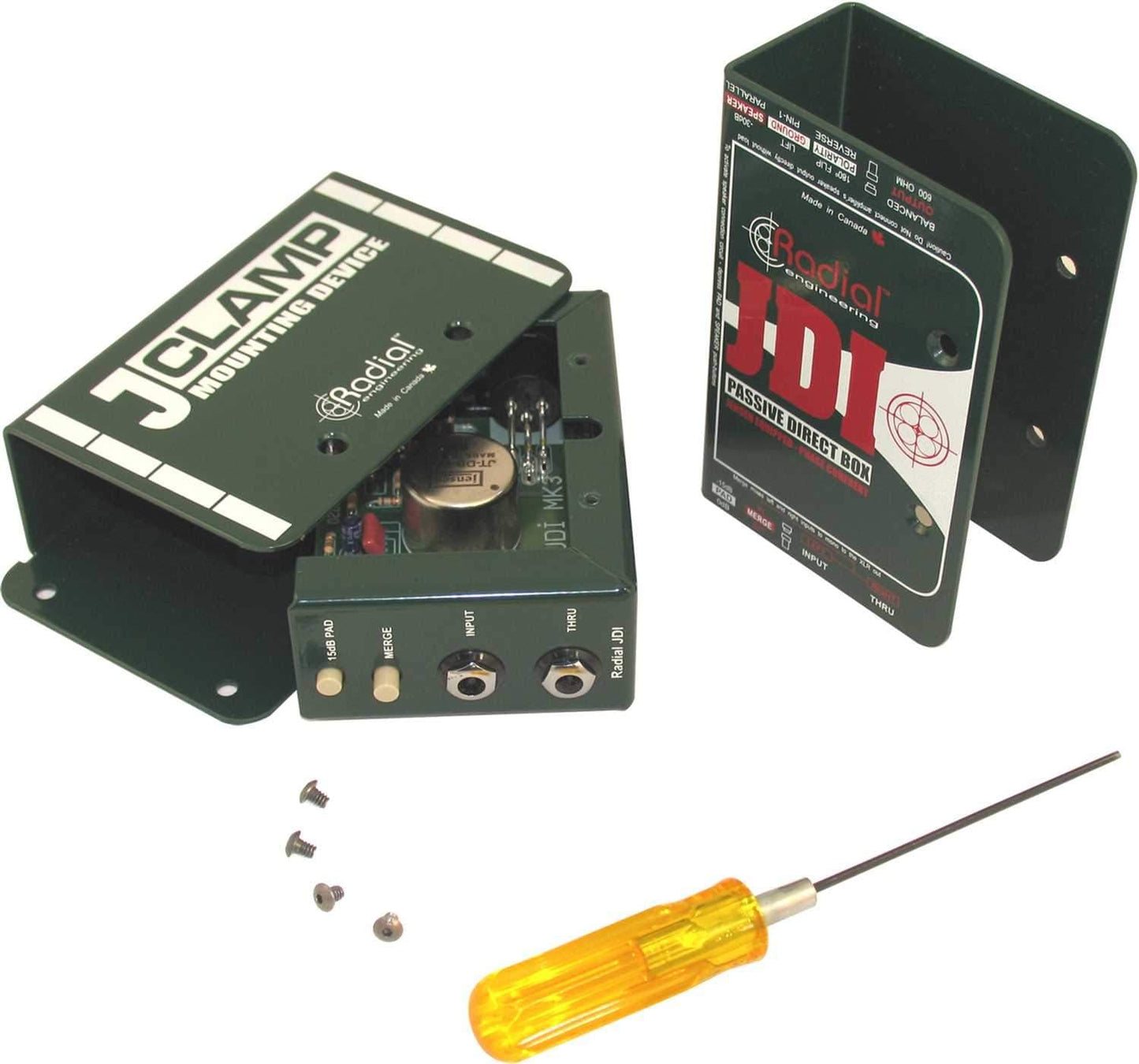 Radial J-Clamp Flanged Adaptor for Mounting DI - PSSL ProSound and Stage Lighting
