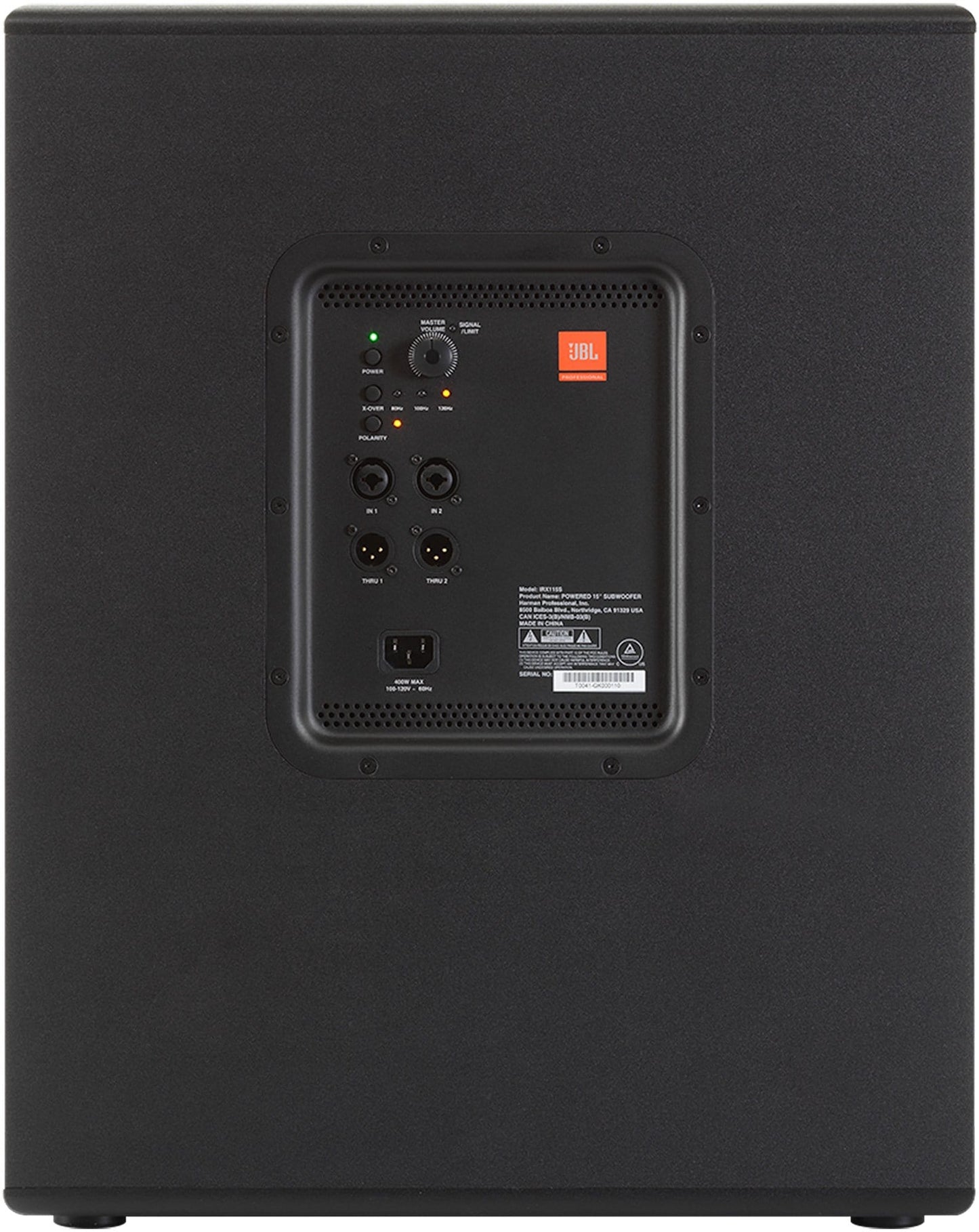 JBL IRX115S 15"" Powered Subwoofer - ProSound and Stage Lighting