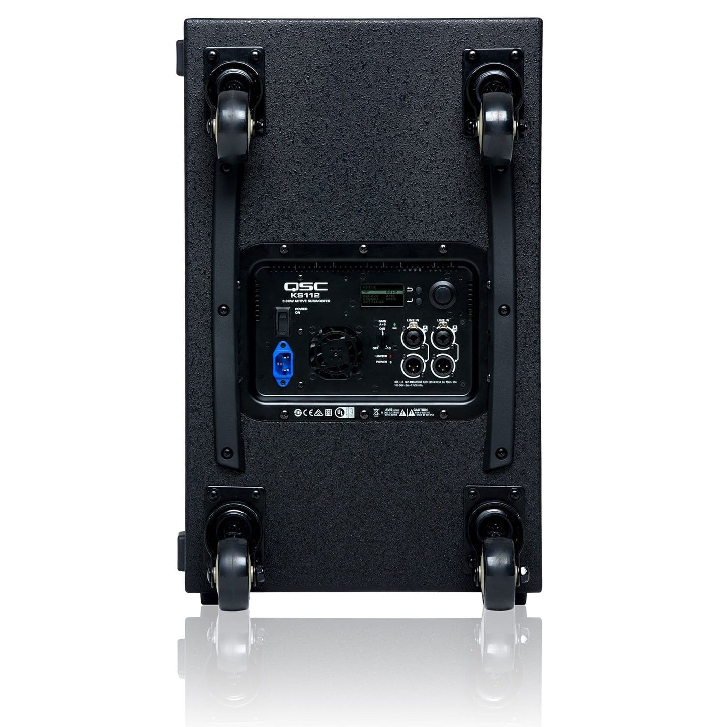 QSC KS112 2000W 12-Inch Compact Powered Subwoofe - PSSL ProSound and Stage Lighting