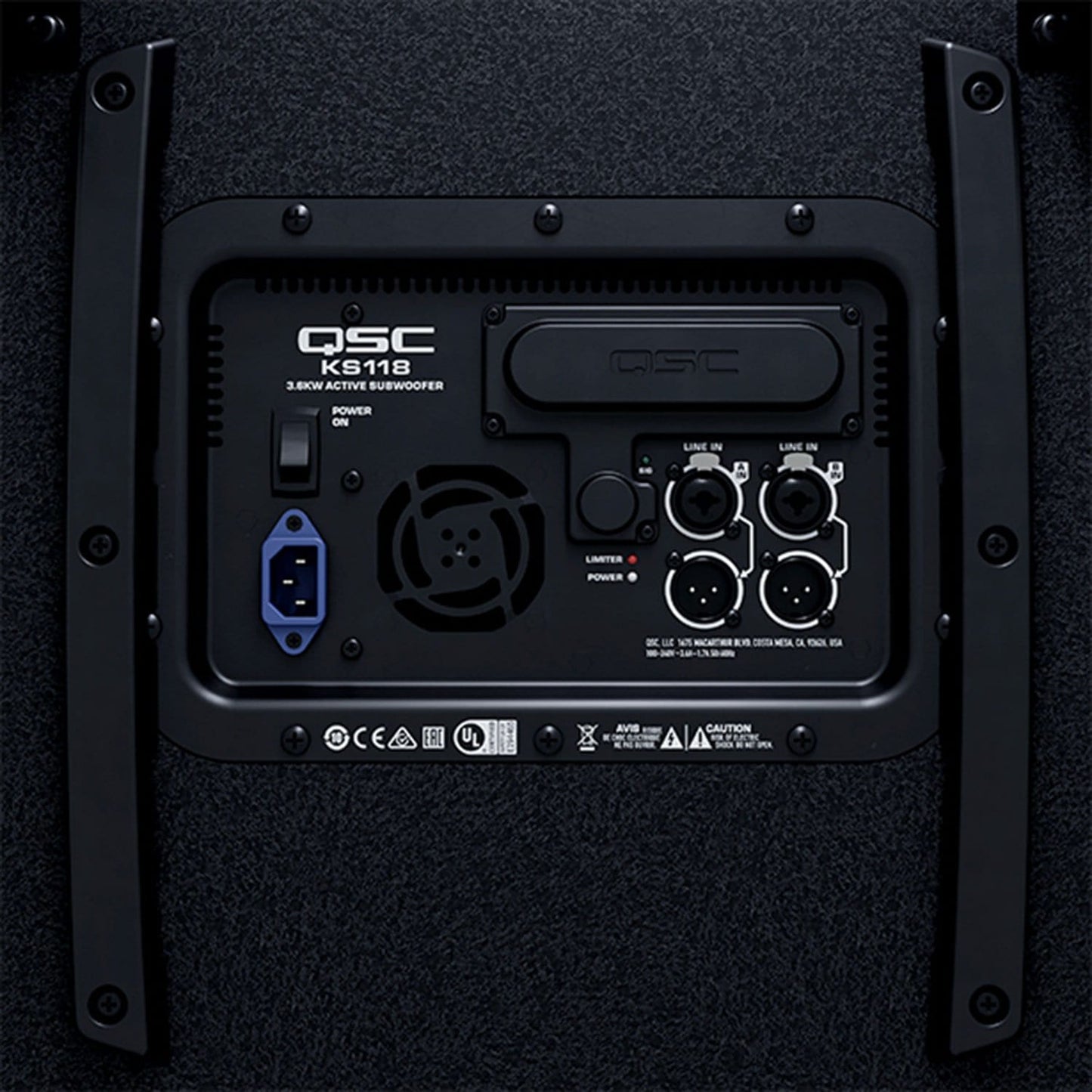 QSC KS118 3600W 18-Inch Powered Subwoofer - PSSL ProSound and Stage Lighting