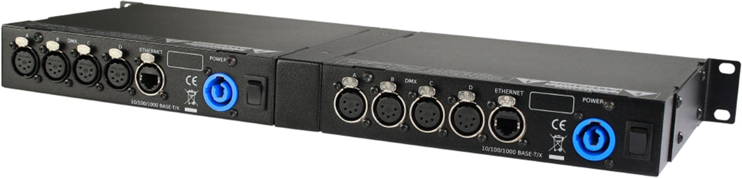 MA Lighting MA130283 19-Inch Rack Mounting Kit 2x4-Port Node or 2x2-Port Node - PSSL ProSound and Stage Lighting