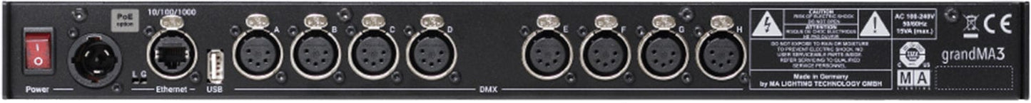 MA Lighting MA4010514-1 MA grandMA3 OnPC 8-Port Node POE - PSSL ProSound and Stage Lighting