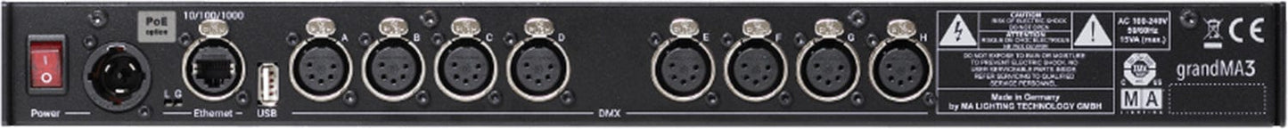 MA Lighting MA4010517-1 MA grandMA3 8-Port Node POE - PSSL ProSound and Stage Lighting