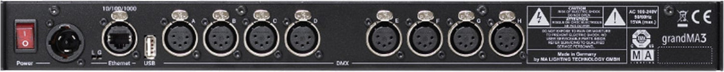 MA Lighting MA4010517 MA grandMA3 8-Port Node - PSSL ProSound and Stage Lighting