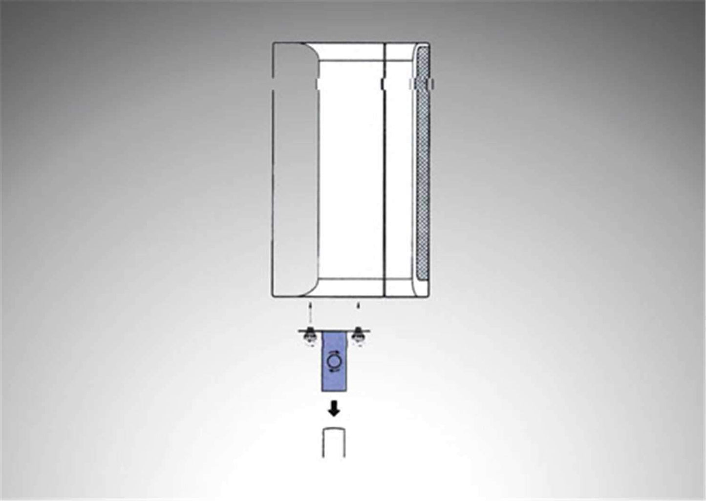 RCF MA8-8 Adapter For Monitor 88 On Floor Stand - PSSL ProSound and Stage Lighting