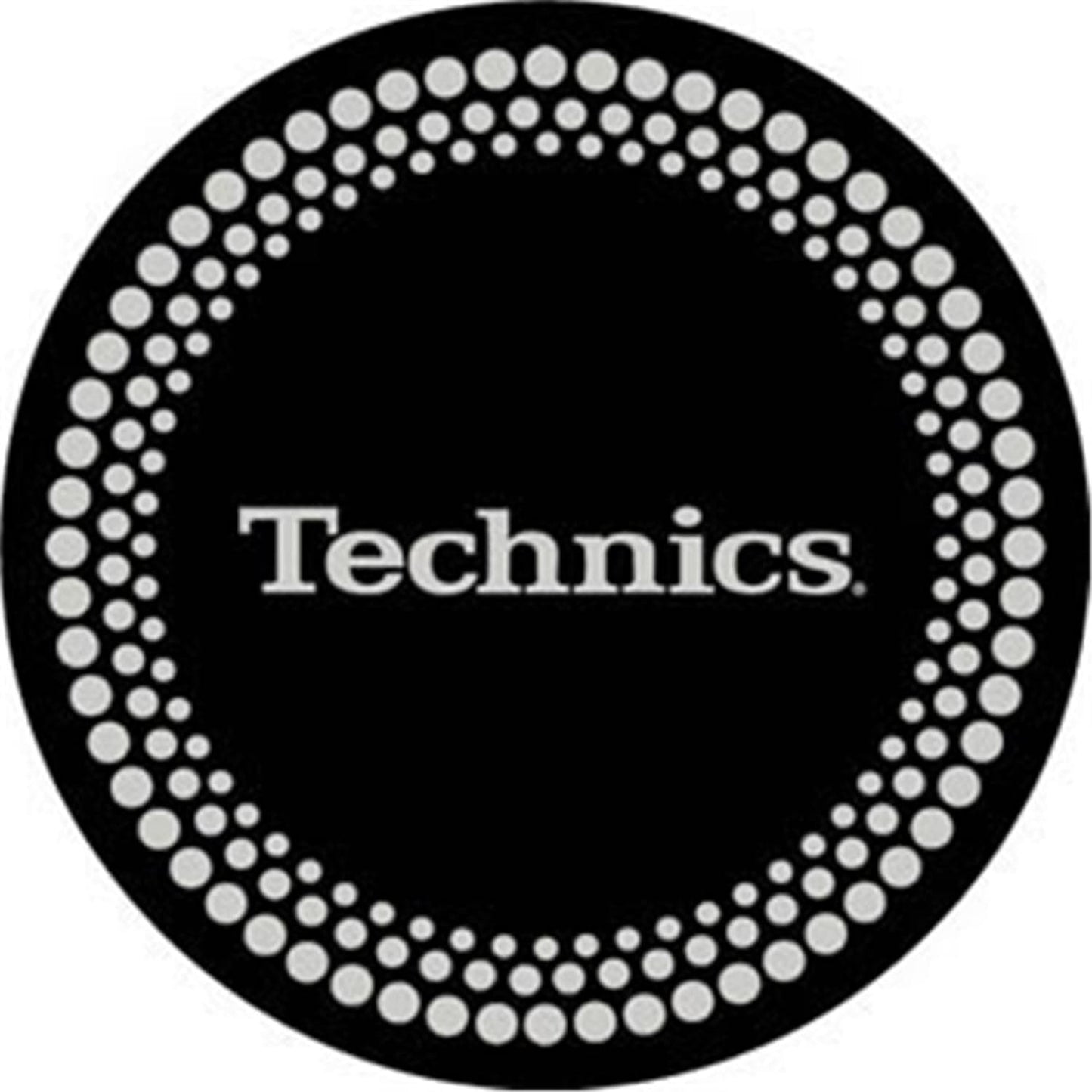 Technics Slipmat Silver Dots - Pair - PSSL ProSound and Stage Lighting