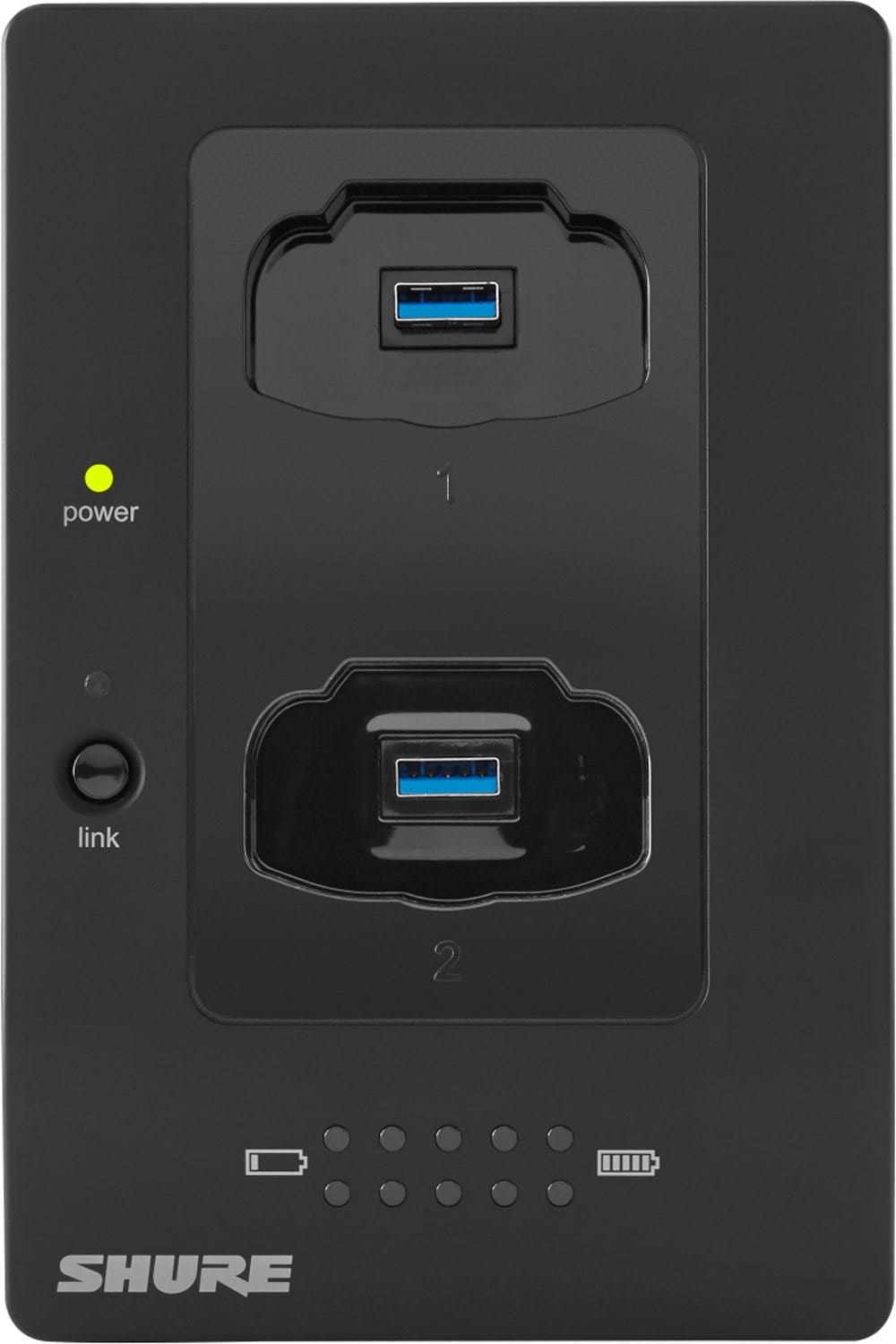 Shure MXWNCS2 2-Ch Netwrorked Charging Station - PSSL ProSound and Stage Lighting