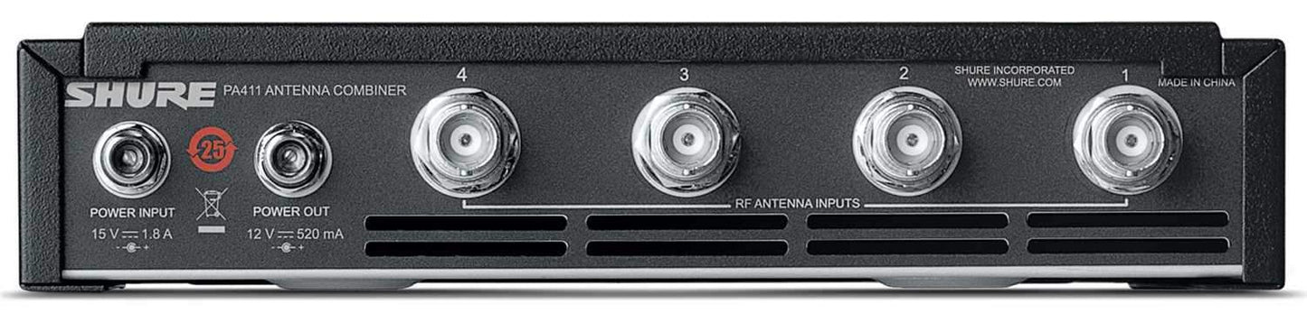 Shure PA411 Antenna Combiner for PSM300 System - PSSL ProSound and Stage Lighting