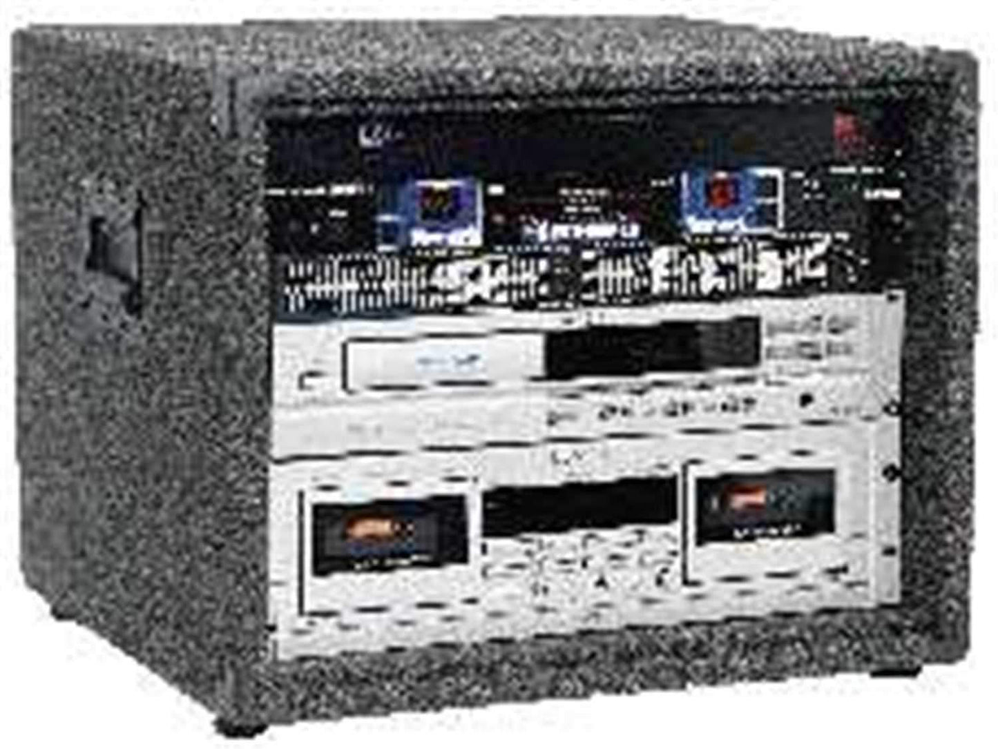 Odyssey 8 Space Economy Rack Case-Black - PSSL ProSound and Stage Lighting