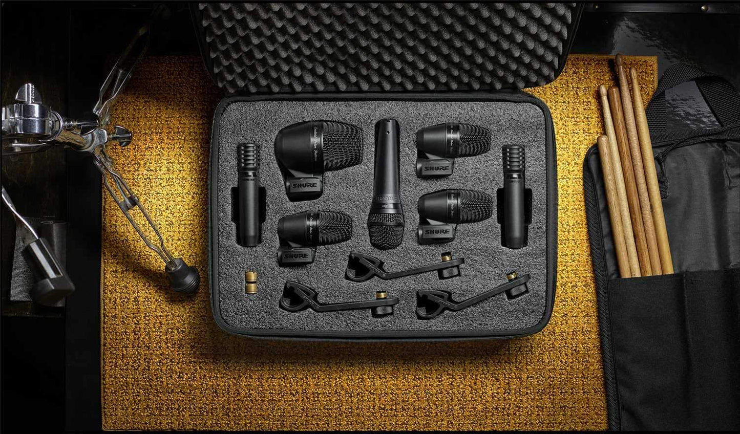 Shure PGADRUMKIT7 7 Pc Drum Microphone Kit - PSSL ProSound and Stage Lighting