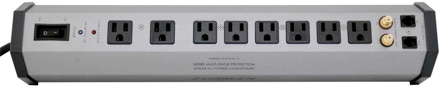 Furman PST8 Professional 8 Outlet Power Strip - PSSL ProSound and Stage Lighting