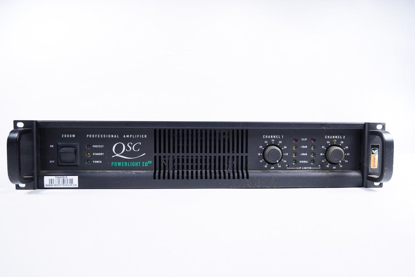 QSC PL2.0 2-Ch 650W Audio Amplifier - Solotech