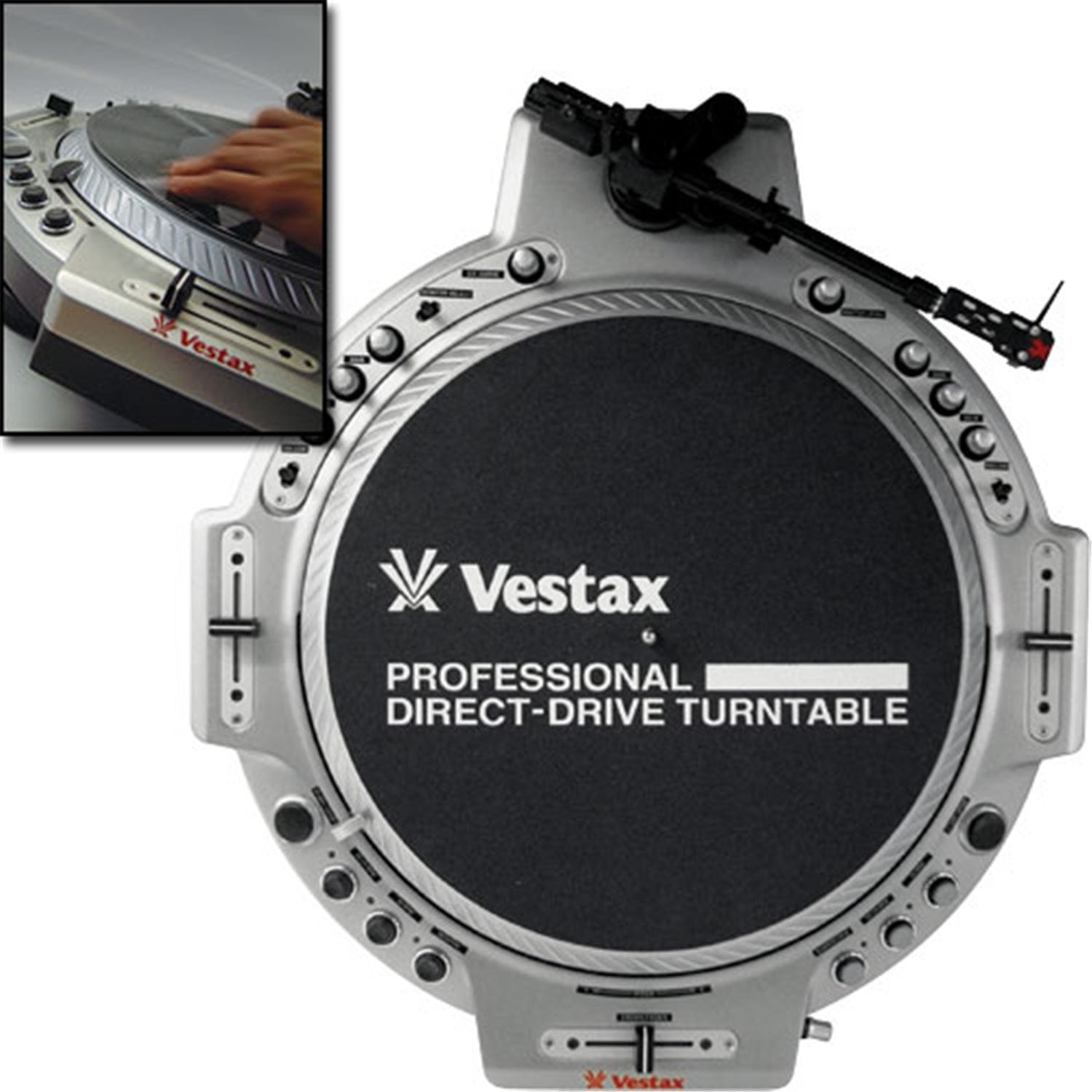 Vestax QFO Turntable With 2-Channel Mixer