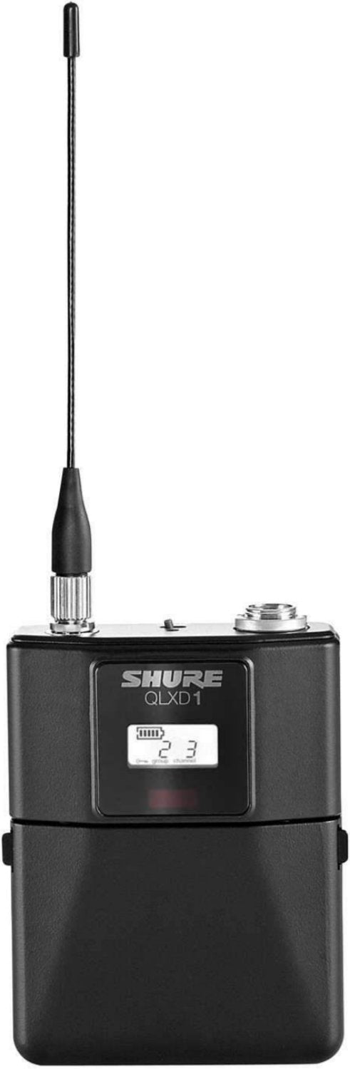 Shure BLX1 – Émetteur Bodypack Sans Fil Avec TQG, Gain Réglable, Marche/Arrêt – Compatible Systèmes BLX (Récepteur Vendu Séparément)