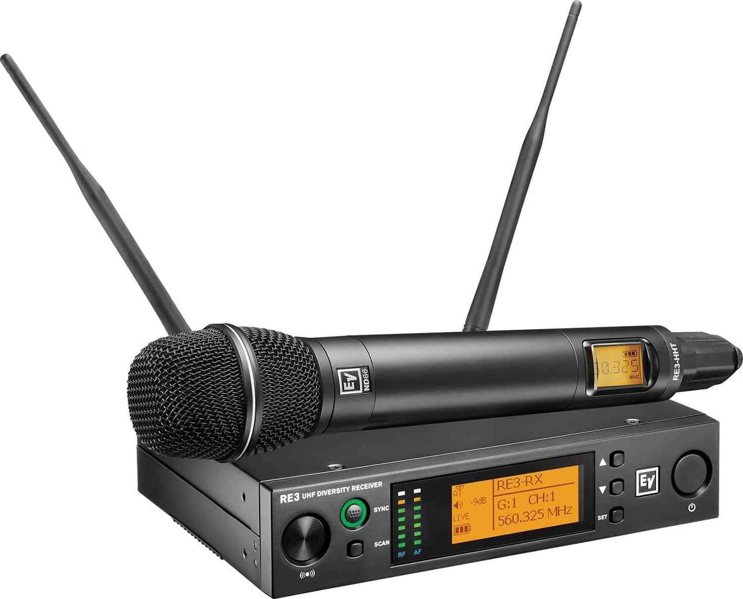 Electro-Voice RE3 ND86 5H Wireless Handheld Mic Set - PSSL ProSound and Stage Lighting