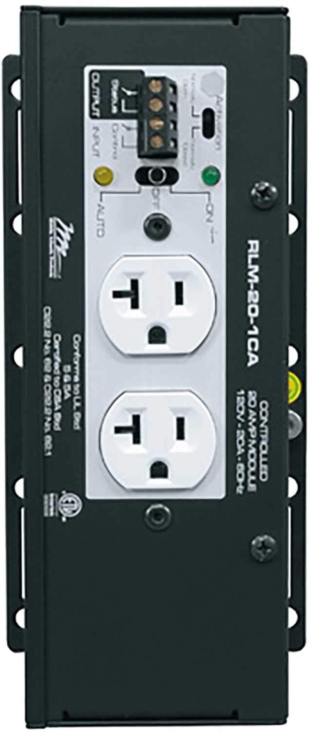 Mid Atlantic RLM-20-1CA 20-Amp Power Module - PSSL ProSound and Stage Lighting