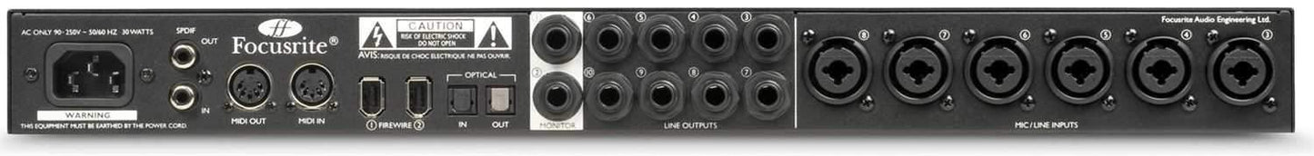 Focusrite Saffire PRO 40 Firewire Audio Interface - PSSL ProSound and Stage Lighting