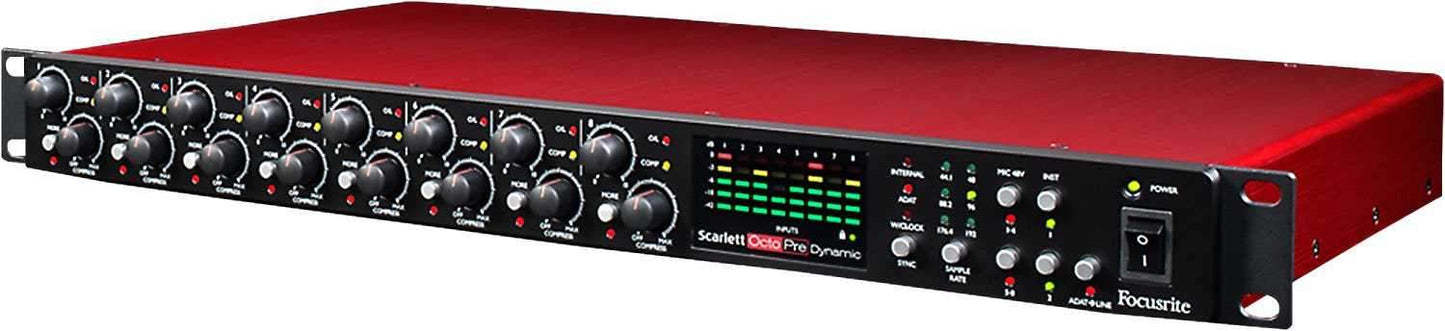 Focusrite Scarlett OctoPre Dynamic Mic Preamp & Converter - PSSL ProSound and Stage Lighting