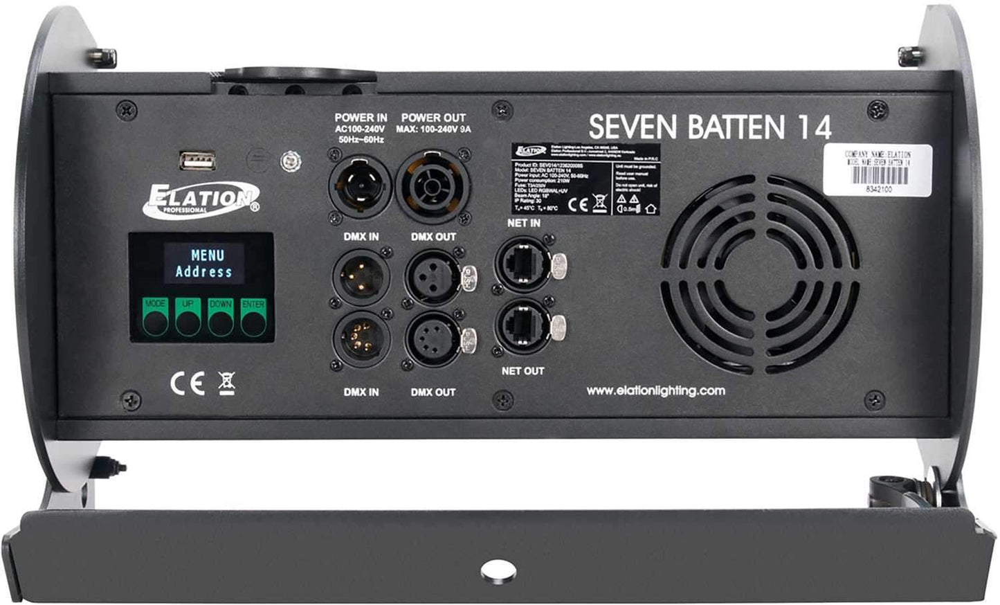Elation Seven Batten 14 RGBAW UV Lime Wash Bar - PSSL ProSound and Stage Lighting