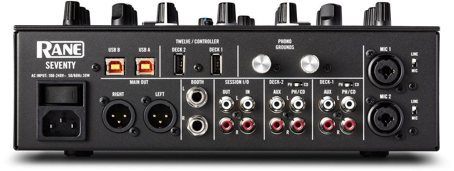 RANE SEVENTY 2-Channel Battle Mixer for Serato - PSSL ProSound and Stage Lighting