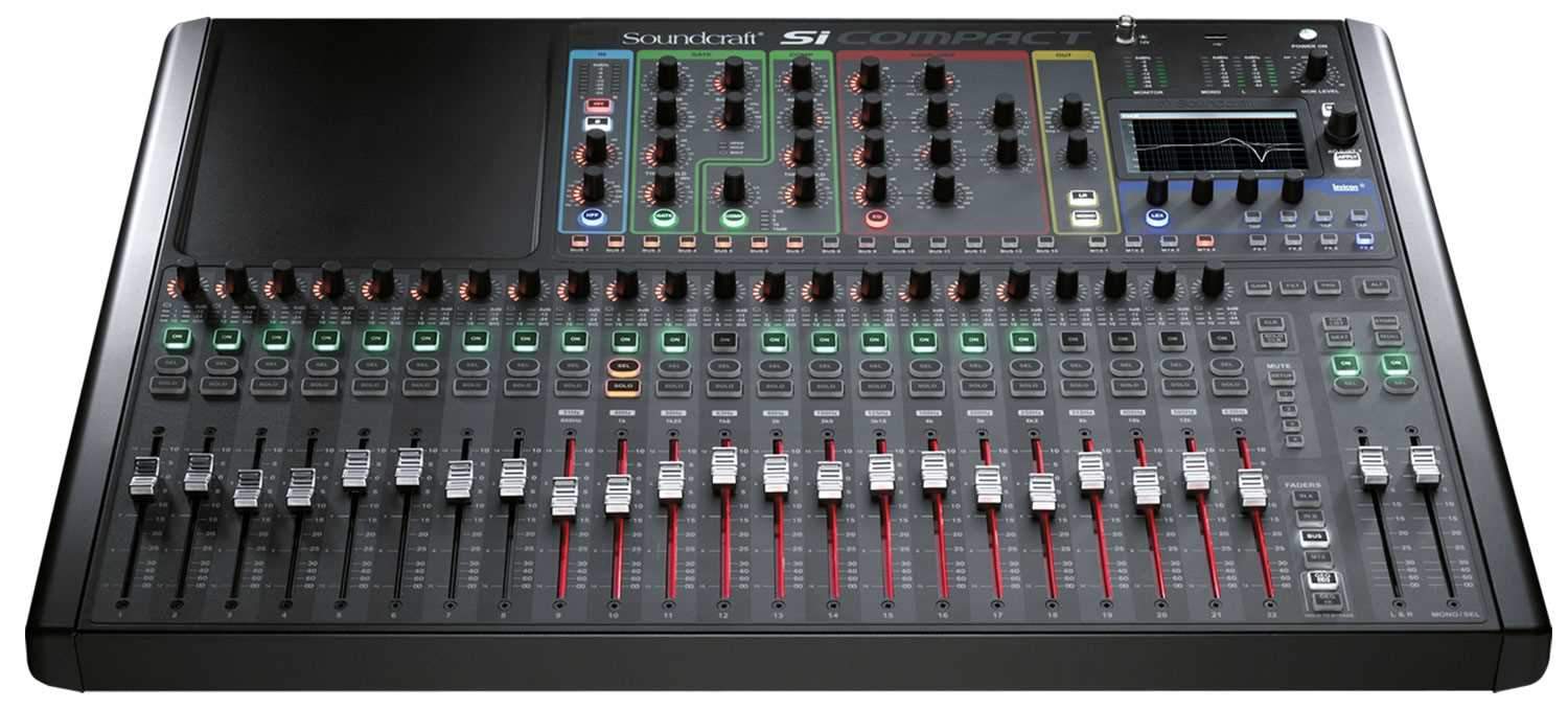 Mezcladora Digital Soundcraft de 24 Canales USB Multitrack UI24R Mezcladora Digital Soundcraft de 24 Canales USB Multitrack UI24R